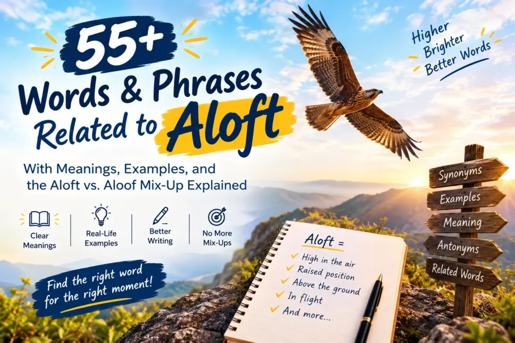 synonyms for aloft