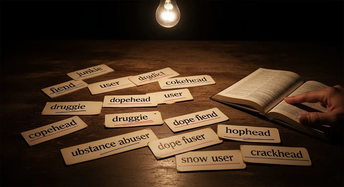 cocaine addict synonyms