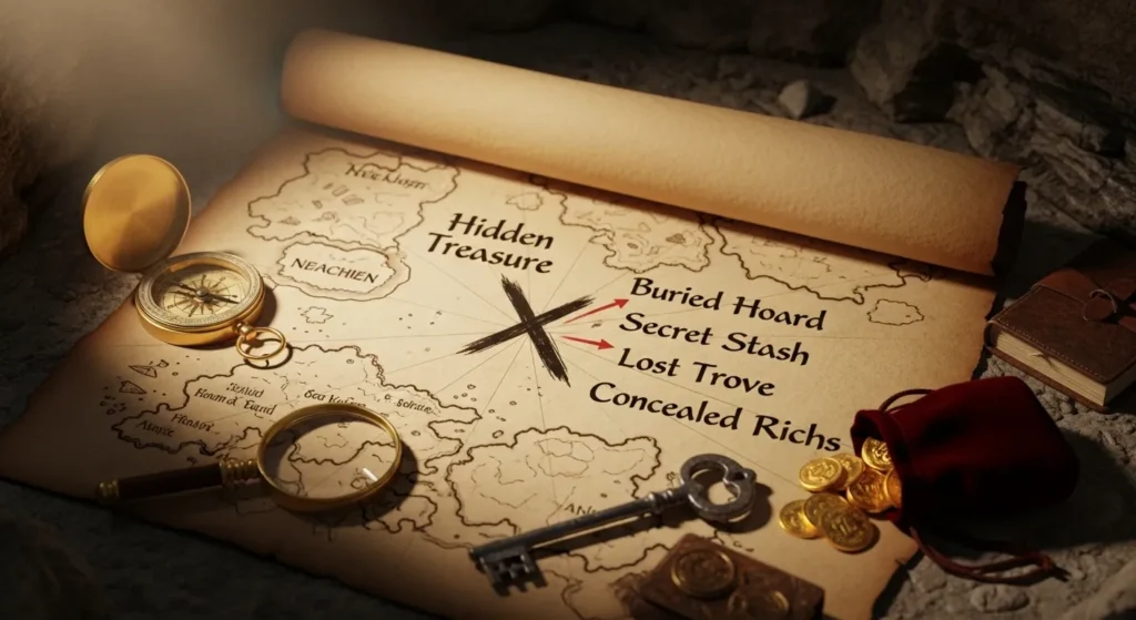 hidden treasure synonyms