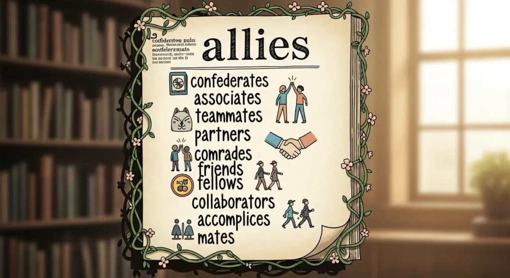 synonyms for allies