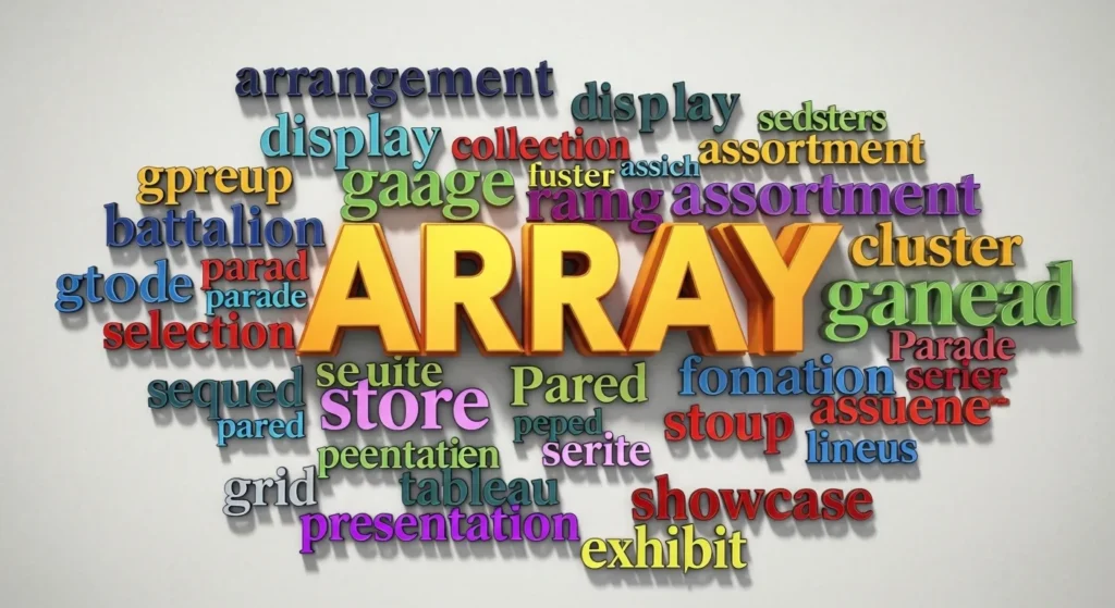 synonyms for array