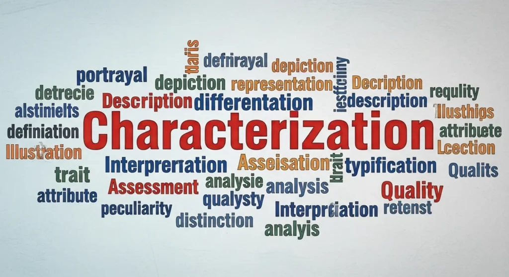 synonyms for characterization
