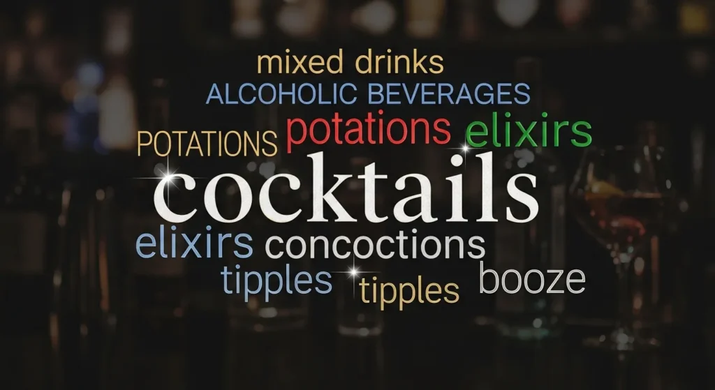 synonyms for cocktails