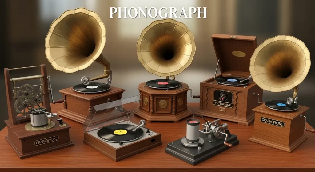 synonyms for phonograph