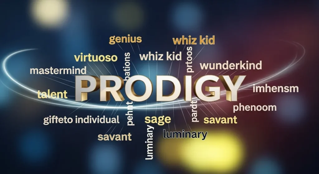 synonyms for prodigy