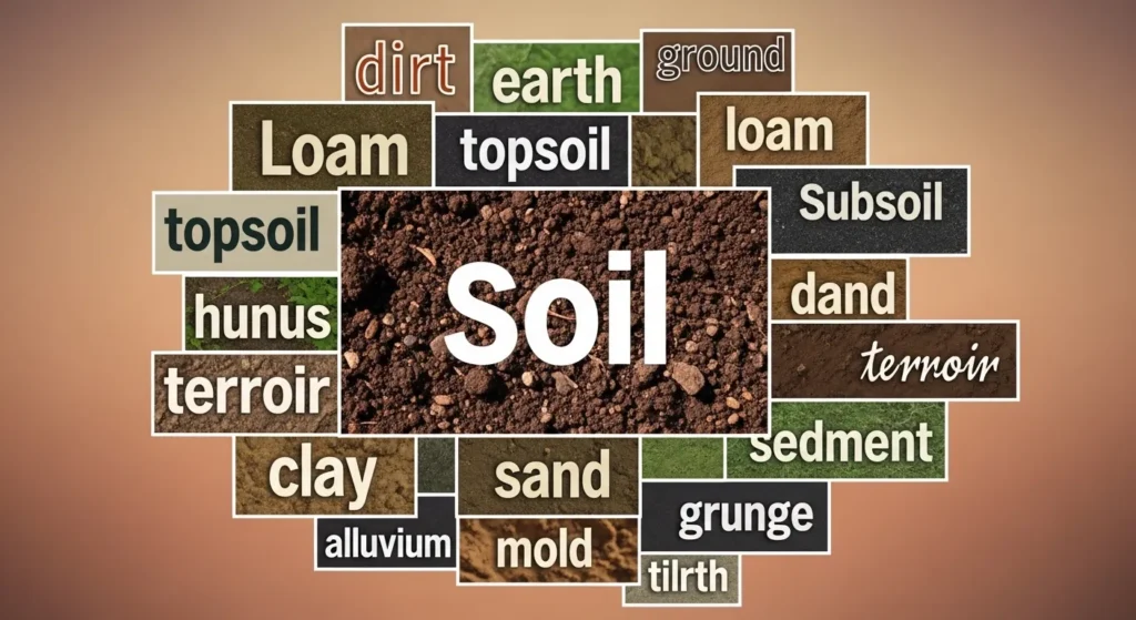 synonyms for soil