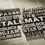 synonyms for stalemate