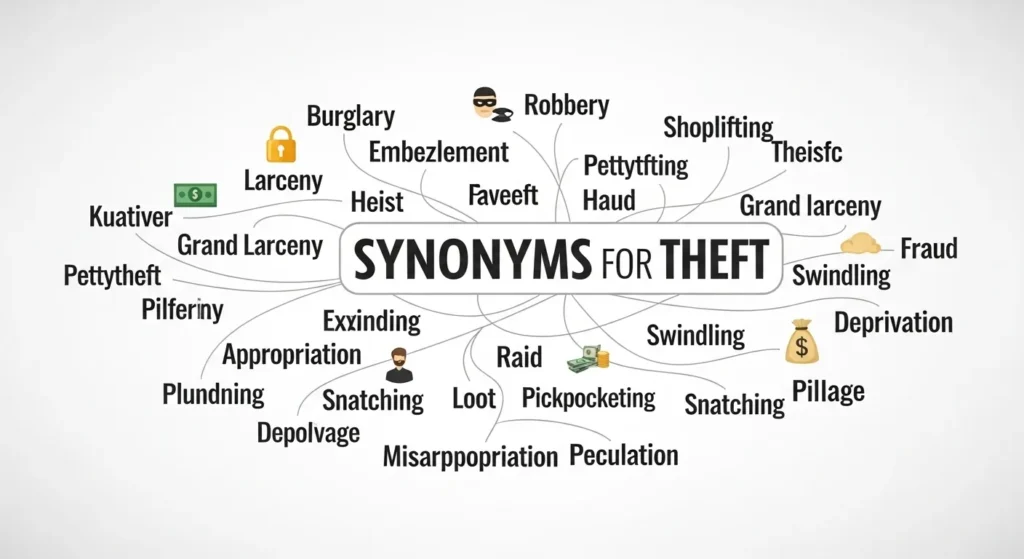 synonyms for theft