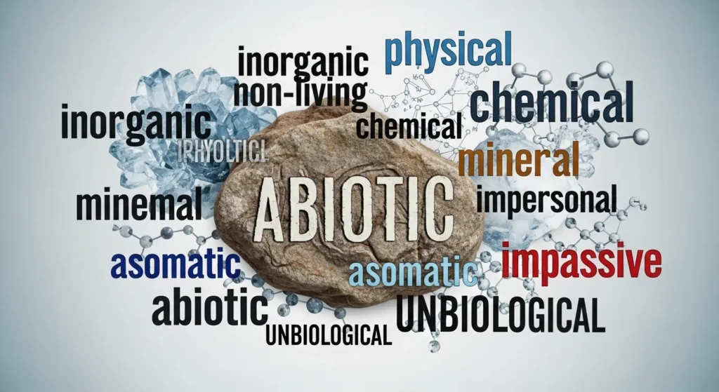 synonyms of abiotic