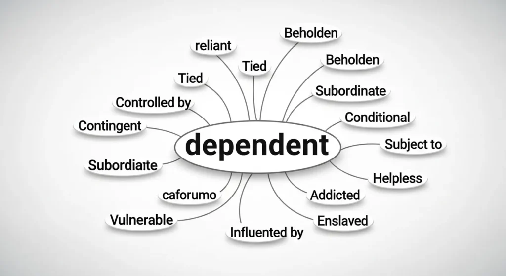 synonyms of dependent