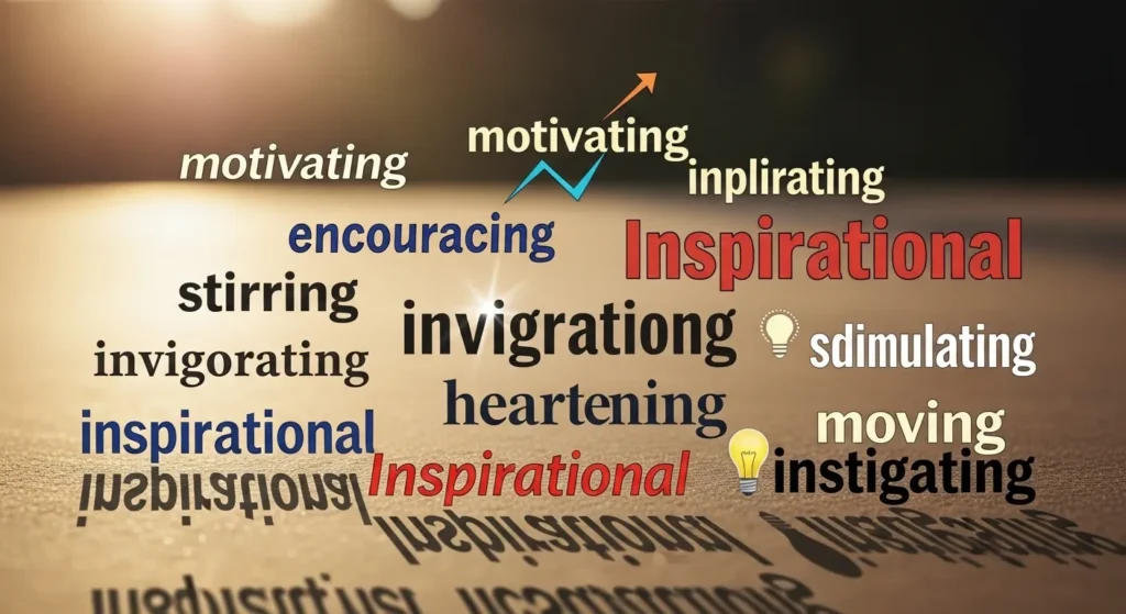 synonyms of inspirational