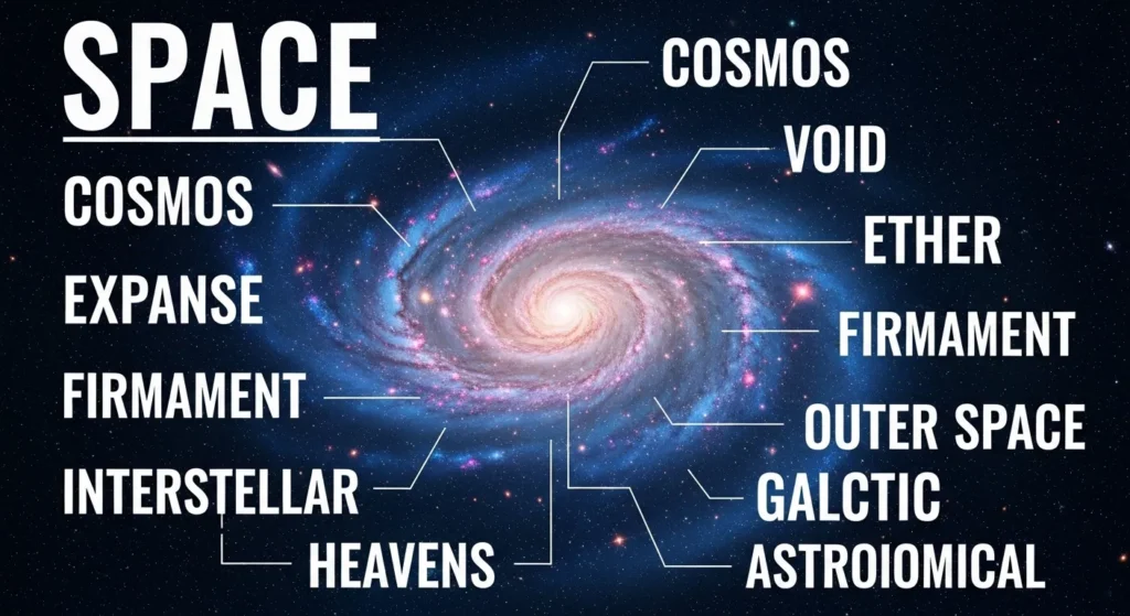 synonyms of space