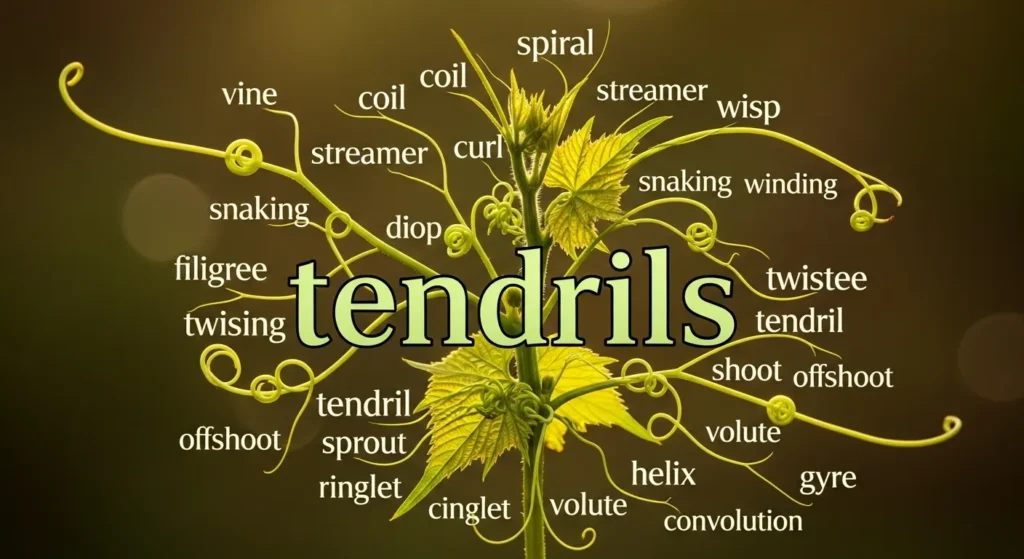 synonyms of tendrils