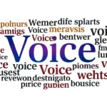 synonyms of voice