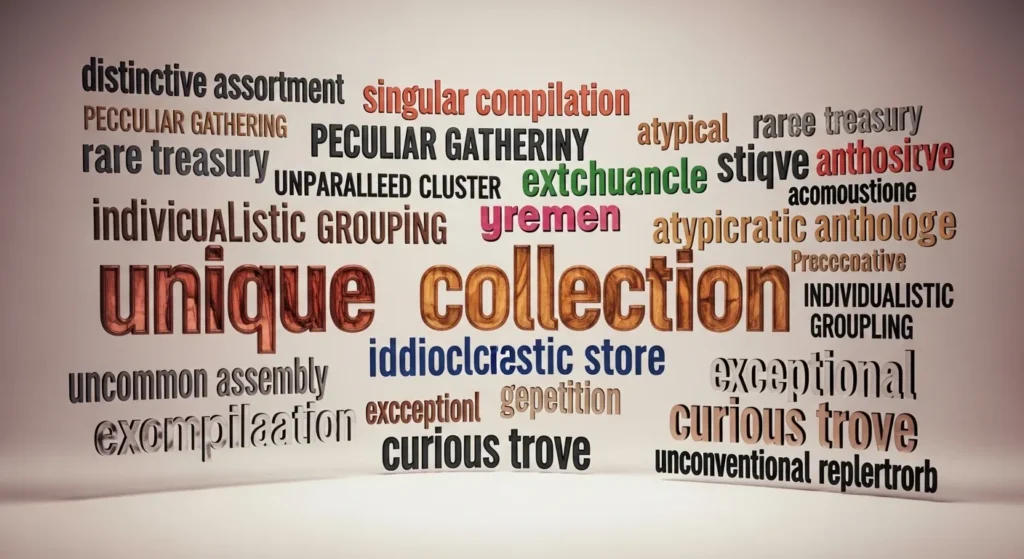 unique collection synonyms