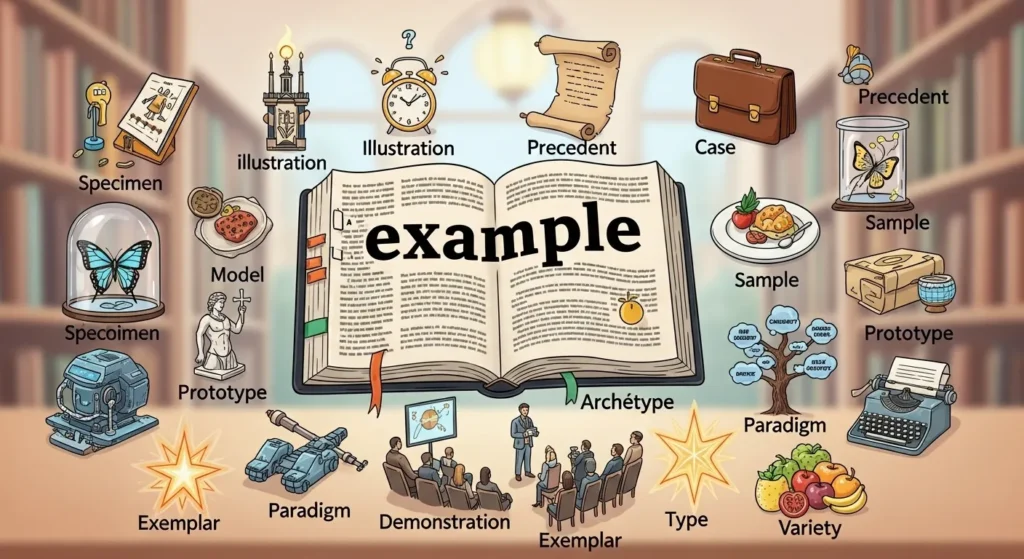 for examples synonyms