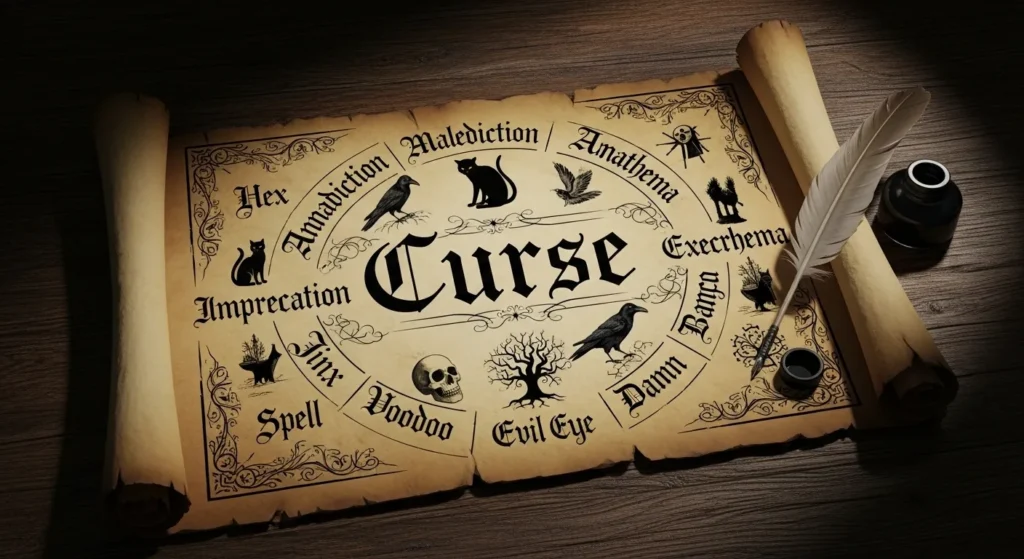 synonyms for curse