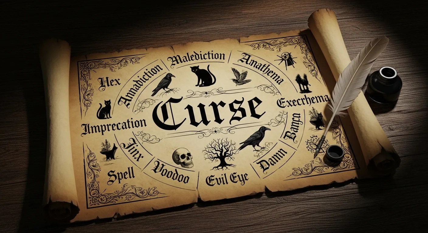 synonyms for curse