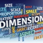 synonyms for dimension