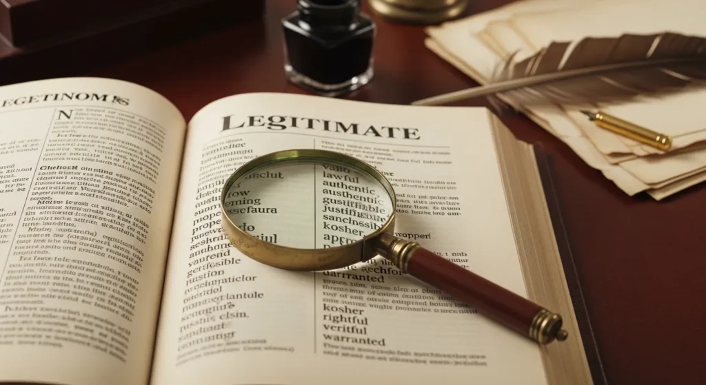 synonyms for legitimate