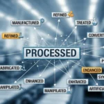 synonyms for processed