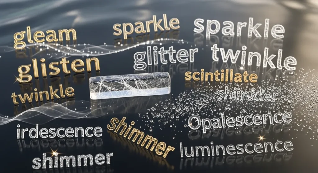 synonyms for shimmer
