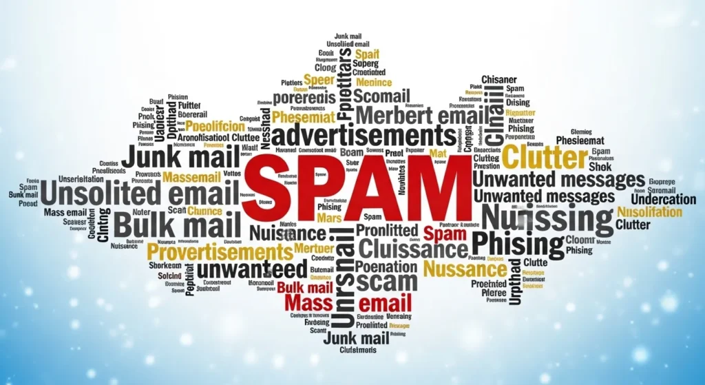 synonyms for spam