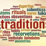 synonyms for traditions