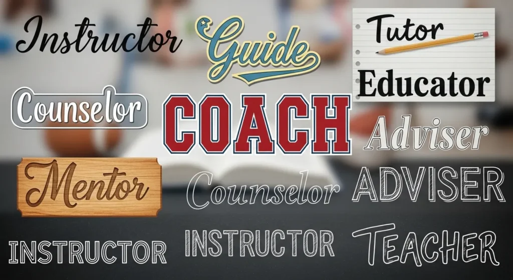 synonyms for trainer