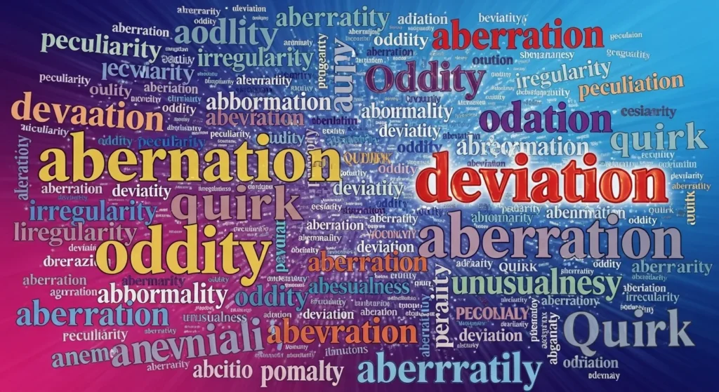 synonyms of aberration