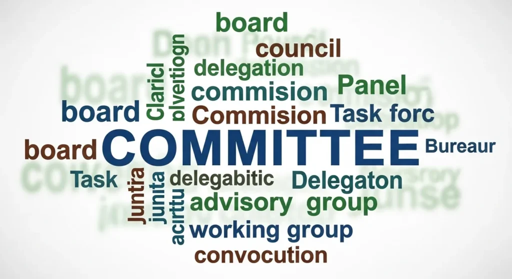 synonyms of committee