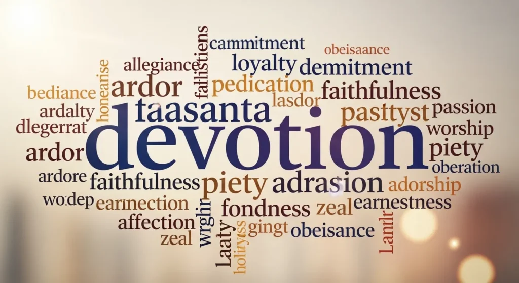 synonyms of devotion