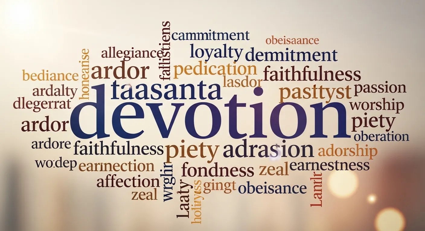 synonyms of devotion