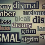 synonyms of dismal