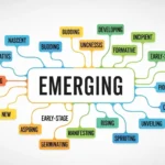synonyms of emerging