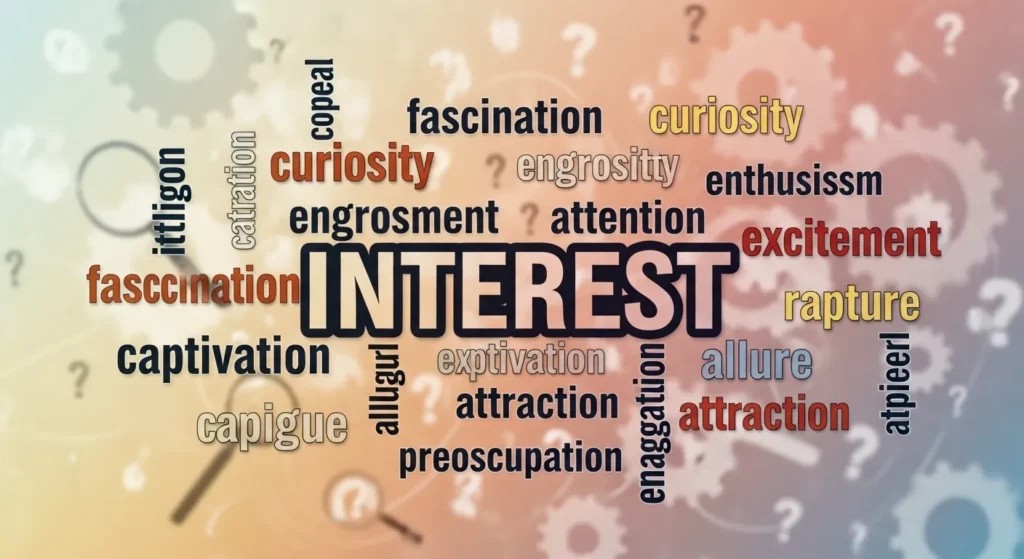 synonyms of interest