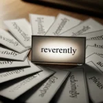 synonyms of reverently