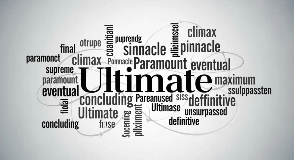 synonyms of Ultimate