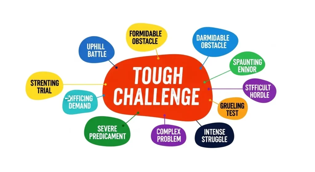 tough challenge synonyms
