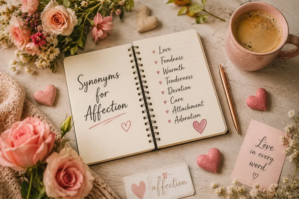 synonyms for affection