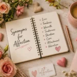 synonyms for affection