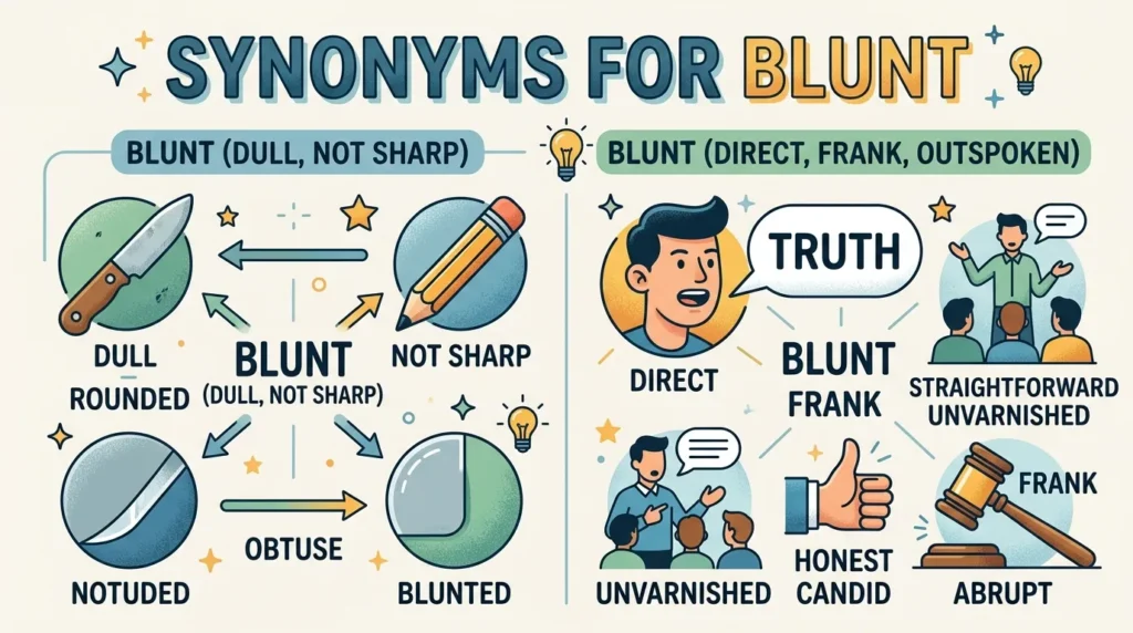 synonyms for blunt