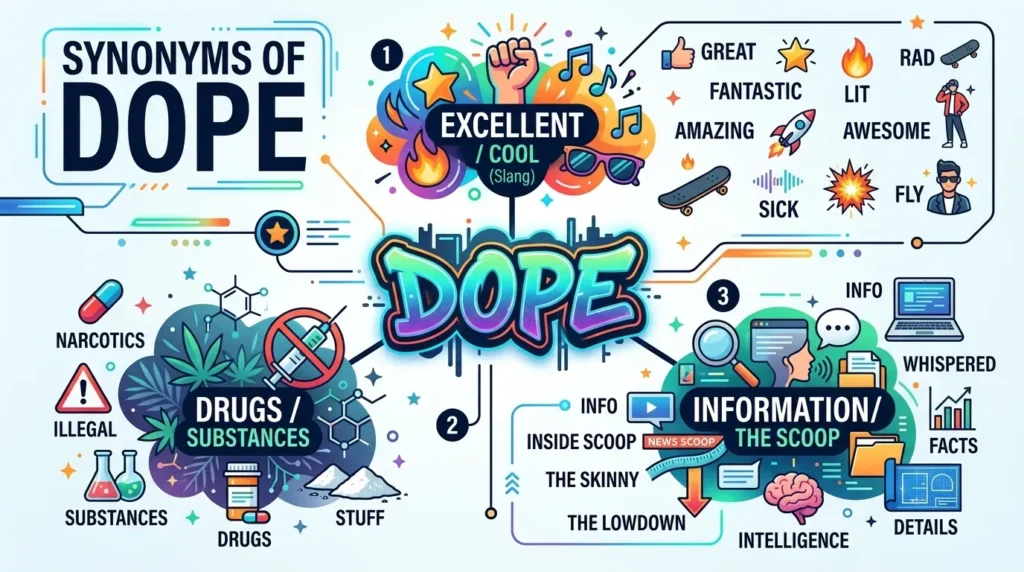 synonyms of dope