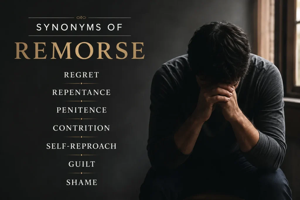 synonyms of remorse