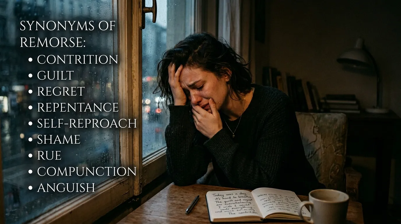 synonyms of remorse