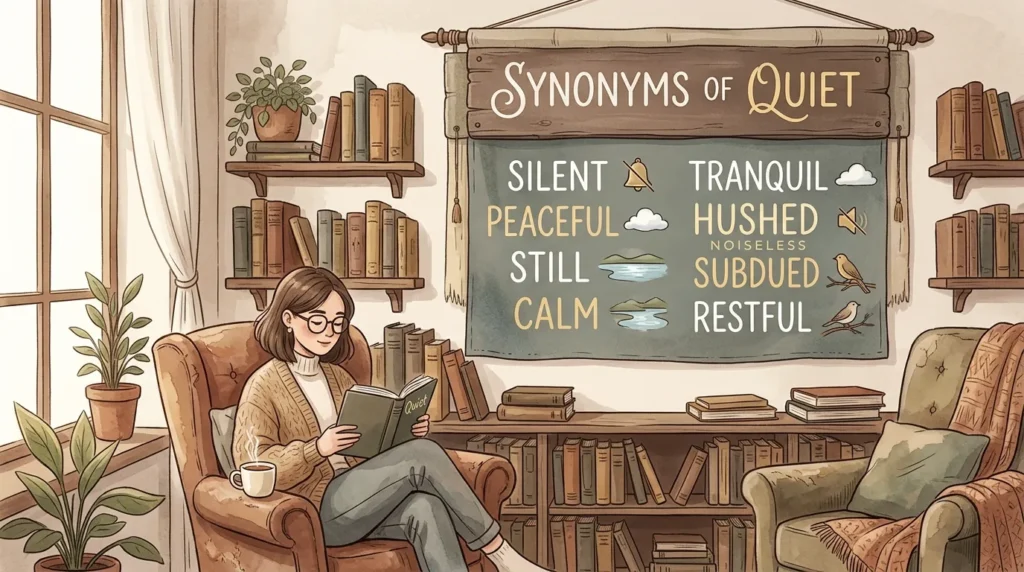 synonyms of quiet