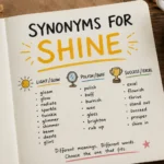 synonyms of shine