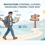synonyms for navigating