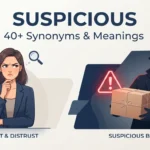 synonyms of suspicious