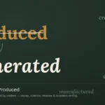 synonyms for produced